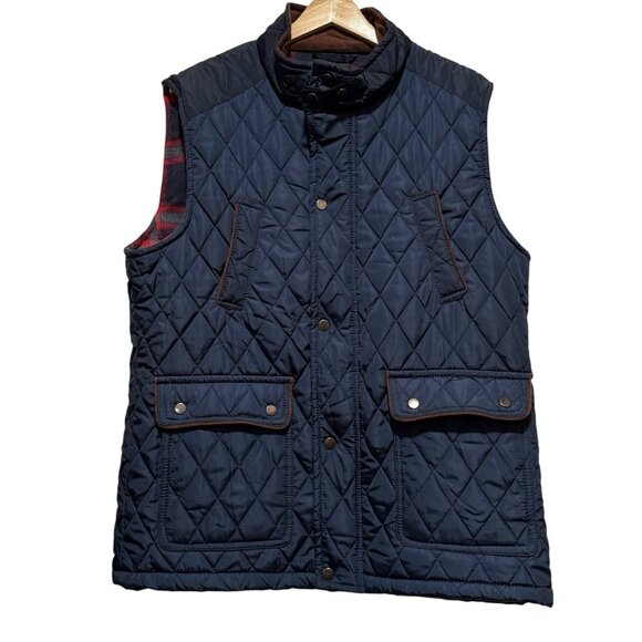 NWT Mountain Expeditions Quilted Navy Blue Royal Heritage Vest Mens Large - Picture 2 of 13